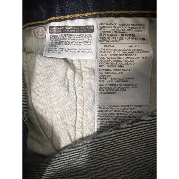 NWT Levi’s 505 Men’s Straight Leg Jean Size 34 x 32 - Picture 2 of 7